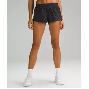 Lululemon hotty hot running shorts in black
